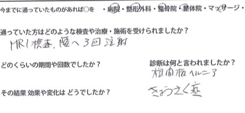 椎間板ヘルニア-腰の痛みと足のシビレを治す整体10
