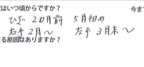 膝に水がたまり痛い-正座が出来ない-膝の治療方法4