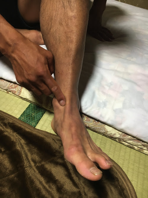 NHK_BS2-グレートトラバース田中陽希_日本3百名山ひと筆書き_足の故障と腰・肩の調整